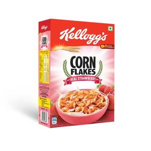 Kelloggs Corn Flakes With Real Strawberry, 300 G